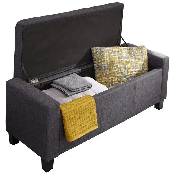 GFW Verona Fabric Ottoman - Image 2