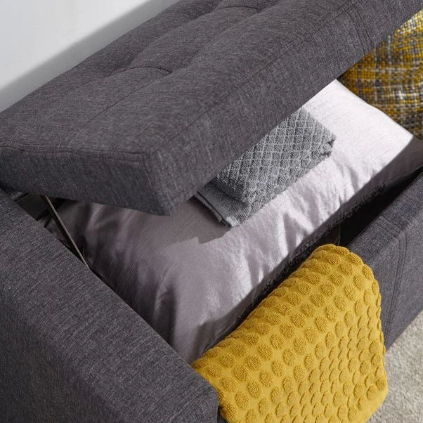 GFW Verona Fabric Ottoman - Image 5