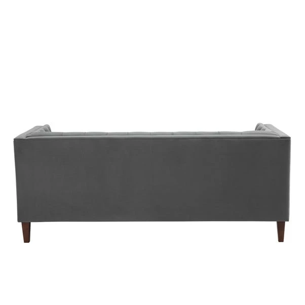 Kyoto Leah Velvet Chesterfield 3 Seater Sofa - Image 5