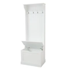 Lloyd Pascal Colonial White Tall Hallway Unit 9 Lloyd Pascal Colonial White Tall Hallway Unit -House of Reeves store 1000166493 alt02