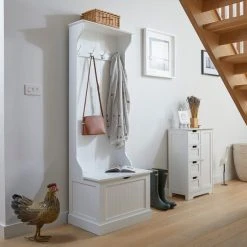 Lloyd Pascal Colonial White Tall Hallway Unit 10 Lloyd Pascal Colonial White Tall Hallway Unit -House of Reeves store 1000166493 alt03