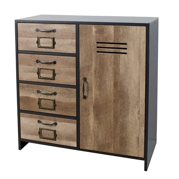 Lloyd Pascal Black 4 Drawer Unit 4 Lloyd Pascal Black 4 Drawer Unit - Image 2