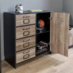 Lloyd Pascal Black 4 Drawer Unit 9 Lloyd Pascal Black 4 Drawer Unit -House of Reeves store 1000166503 alt02