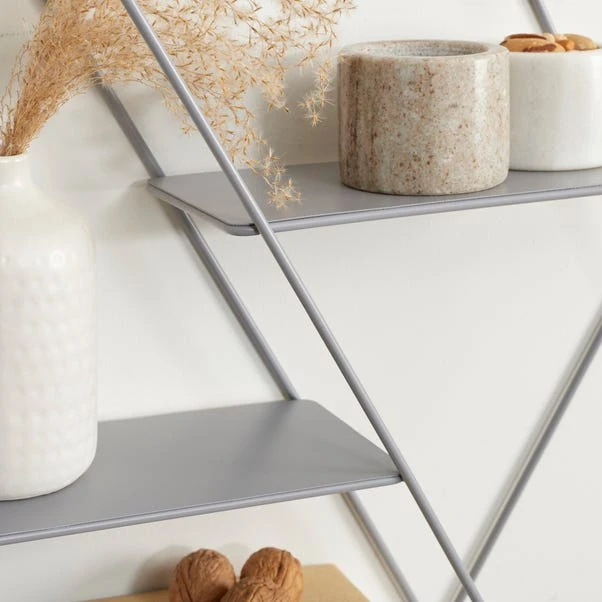 Dunelm Grey Large Hexagonal Shelf 4 Dunelm Grey Large Hexagonal Shelf - Image 2