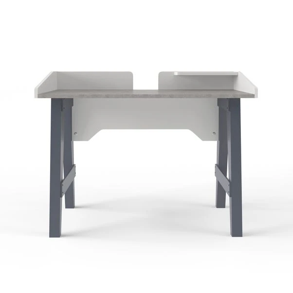 Alphason Truro Grey And Marble Effect Desk 4 Alphason Truro Grey And Marble Effect Desk - Image 2