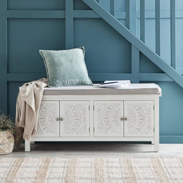Dunelm Samira Storage Bench - Image 2