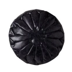 Dunelm Moroccan Pouffe Black 7 Dunelm Moroccan Pouffe Black -House of Reeves store 1000184722 alt02