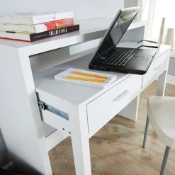 Dunelm Regis White Hideaway Console Desk -House of Reeves store 30358969 alt03