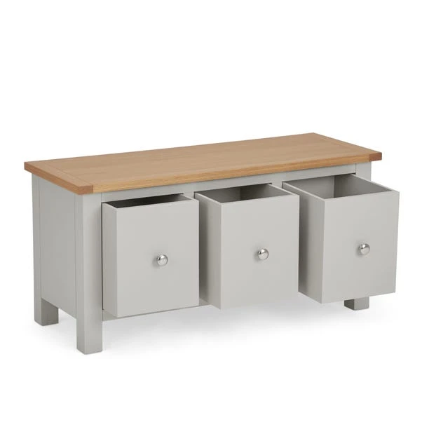 Dunelm Bromley Grey Storage Bench 6 Dunelm Bromley Grey Storage Bench - Image 4
