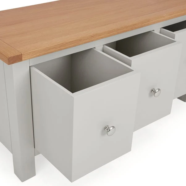 Dunelm Bromley Grey Storage Bench 8 Dunelm Bromley Grey Storage Bench - Image 6