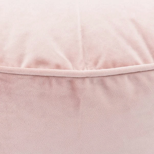 Dunelm Isla Pouffe - Blush - Image 3