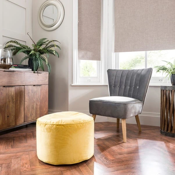 Dunelm Isla Pouffe - Citrus 3 Dunelm Isla Pouffe - Citrus