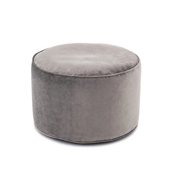 Dunelm Isla Pouffe - Light Grey 4 Dunelm Isla Pouffe - Light Grey - Image 2