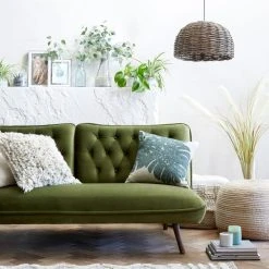 Dunelm Elodie Velvet Sofa Bed