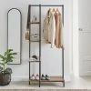 Dunelm Fulton Clothes Rail With Shelves