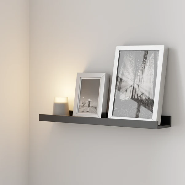 Gallery Brand Black 60cm Picture Ledge