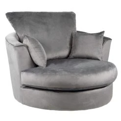 Dunelm Blake Soft Velvet Swivel Chair 10 Dunelm Blake Soft Velvet Swivel Chair -House of Reeves store 30720431 alt02