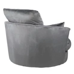 Dunelm Blake Soft Velvet Swivel Chair 13 Dunelm Blake Soft Velvet Swivel Chair -House of Reeves store 30720431 alt05