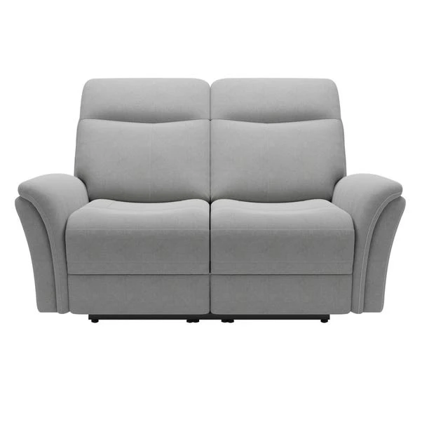 Dunelm Monte Plain Chenille Reclining 2 Seater Sofa