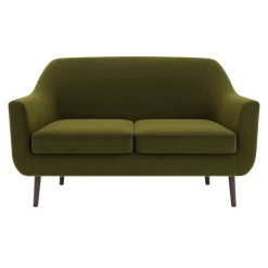 Dunelm Eddie Velvet 2 Seater Small Tub Sofa