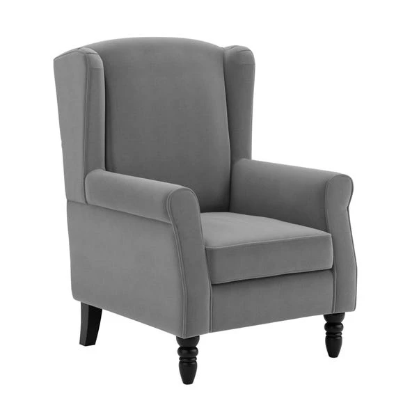 Dunelm Oswald Wingback Armchair Velvet - Image 2
