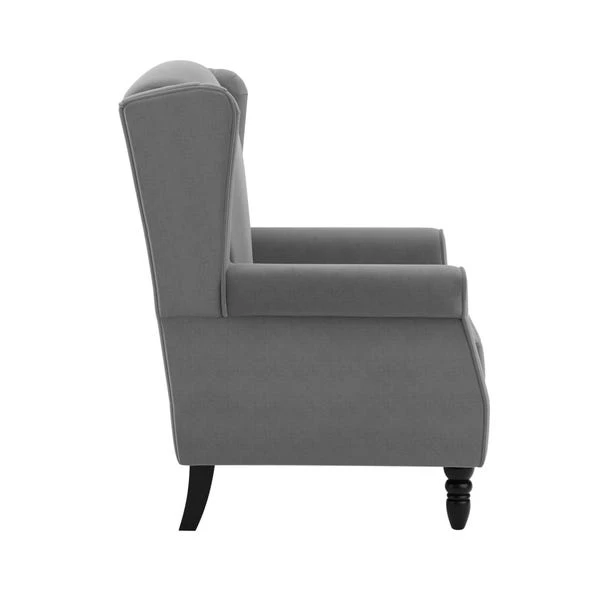 Dunelm Oswald Wingback Armchair Velvet - Image 4