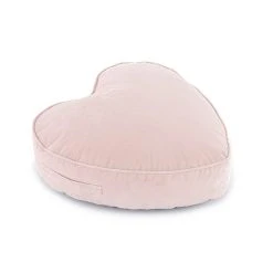 Dunelm Kid's Isla Heart Pouffe Blush -House of Reeves store 30727047 alt02
