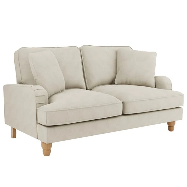 Dunelm Beatrice Luna Fabric 2 Seater Sofa - Image 3