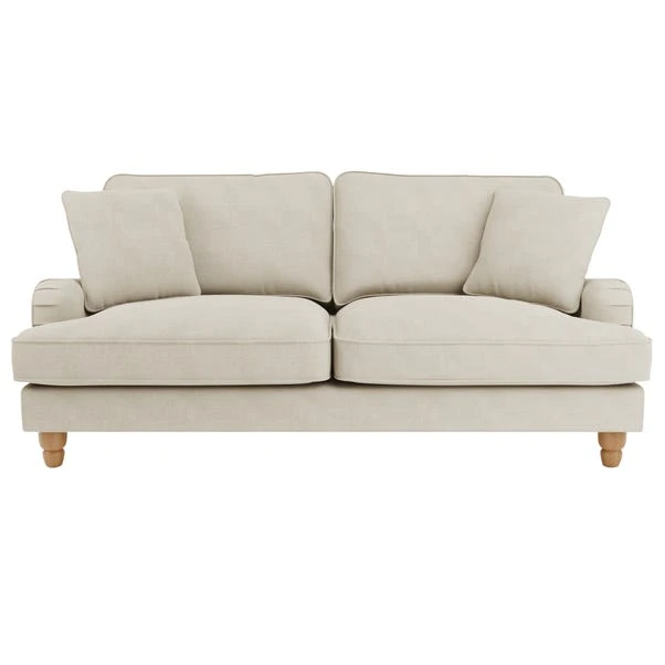 Dunelm Beatrice Luna Fabric 3 Seater Sofa - Image 2