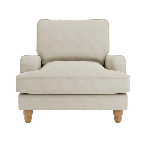 Dunelm Beatrice Luna Fabric Armchair 4 Dunelm Beatrice Luna Fabric Armchair - Image 2
