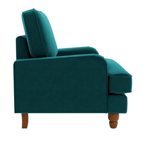 Dunelm Beatrice Matte Velvet Armchair - Image 4