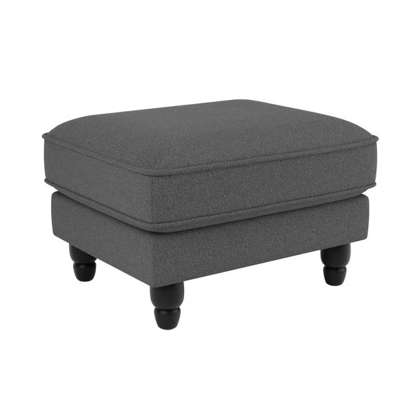 Dunelm Beatrice Luna Fabric Footstool - Image 3