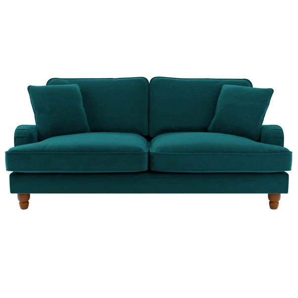 Dunelm Beatrice Matte Velvet 3 Seater Sofa Bed - Image 4