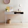 Dunelm Penelope Grey Hairpin Desk -House of Reeves store 30729071