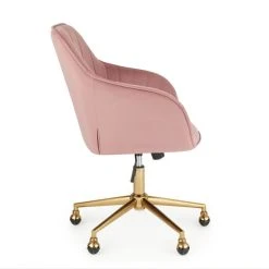 Dunelm Connie Pleated Velvet Office Chair 10 Dunelm Connie Pleated Velvet Office Chair -House of Reeves store 30730173 alt02