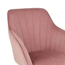 Dunelm Connie Pleated Velvet Office Chair 13 Dunelm Connie Pleated Velvet Office Chair -House of Reeves store 30730173 alt05