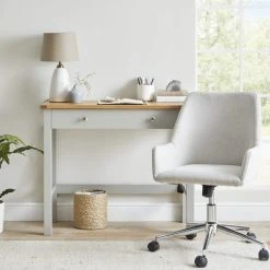 Dunelm Elliott Natural Fabric Office Chair 10 Dunelm Elliott Natural Fabric Office Chair -House of Reeves store 30730176 alt02