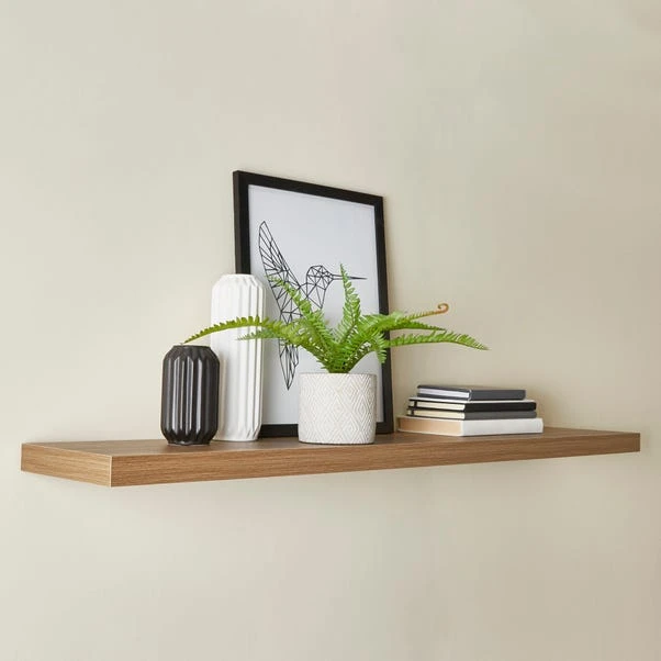 Dunelm Fulton Pine Floating Shelf