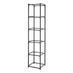 Dunelm Modular 6 Shelf Black Frame Component