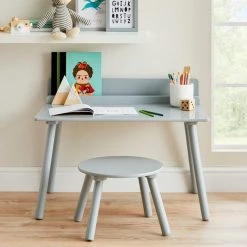Dunelm Kid's Desk And Stool Set