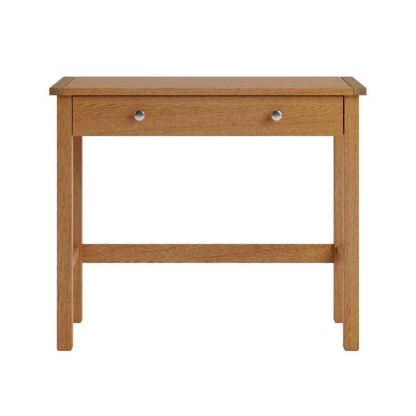 Dunelm Bromley Slim Line Desk Oak 6 Dunelm Bromley Slim Line Desk Oak - Image 4