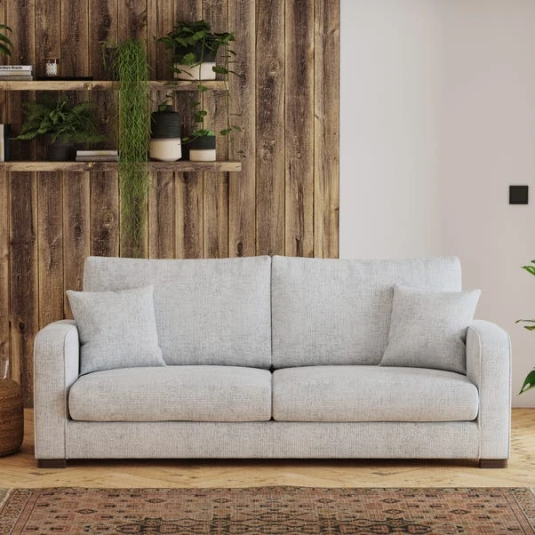 Dunelm Carson Chunky Chenille 4 Seater Sofa