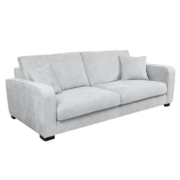 Dunelm Carson Chunky Chenille 4 Seater Sofa - Image 3