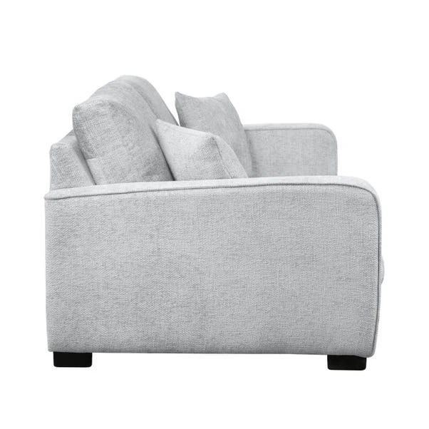 Dunelm Carson Chunky Chenille 4 Seater Sofa - Image 4