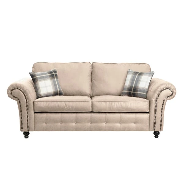 The Original Sofa Company Oakland Soft Faux Leather 3 Seater Sofa