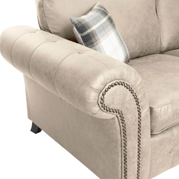 The Original Sofa Company Oakland Soft Faux Leather 3 Seater Sofa - Image 6