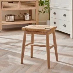 Dunelm Churchgate Ash Wood Stool
