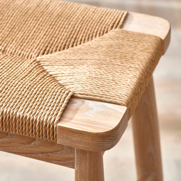 Dunelm Churchgate Ash Wood Stool 4 Dunelm Churchgate Ash Wood Stool - Image 2