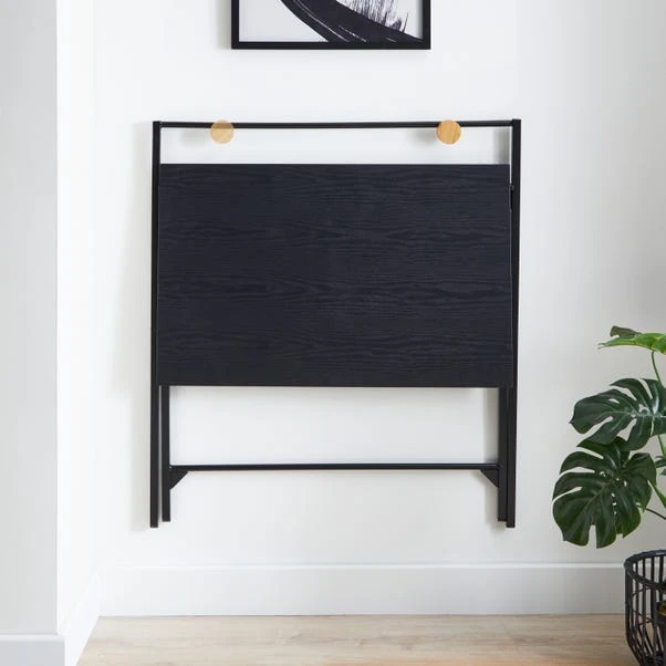 Dunelm Evelyn Black Folding Desk - Image 4