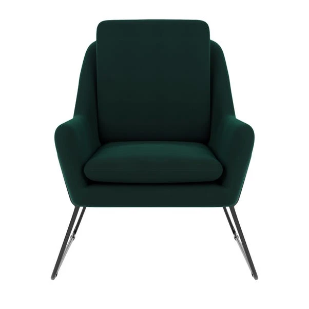 Dunelm Ferne II Velvet Accent Chair - Image 3
